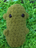 Emotional Support Pickle – Handmade Crochet Plush