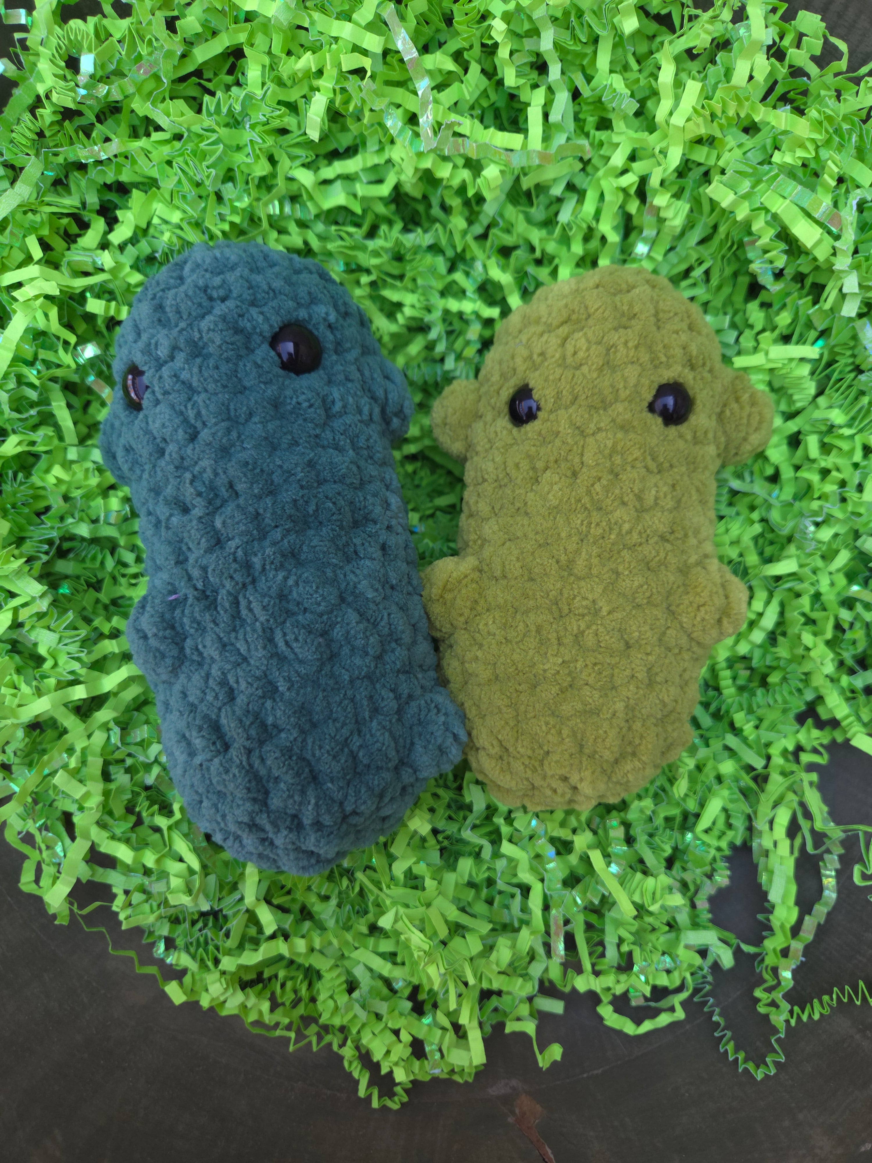 Emotional Support Pickle – Handmade Crochet Plush