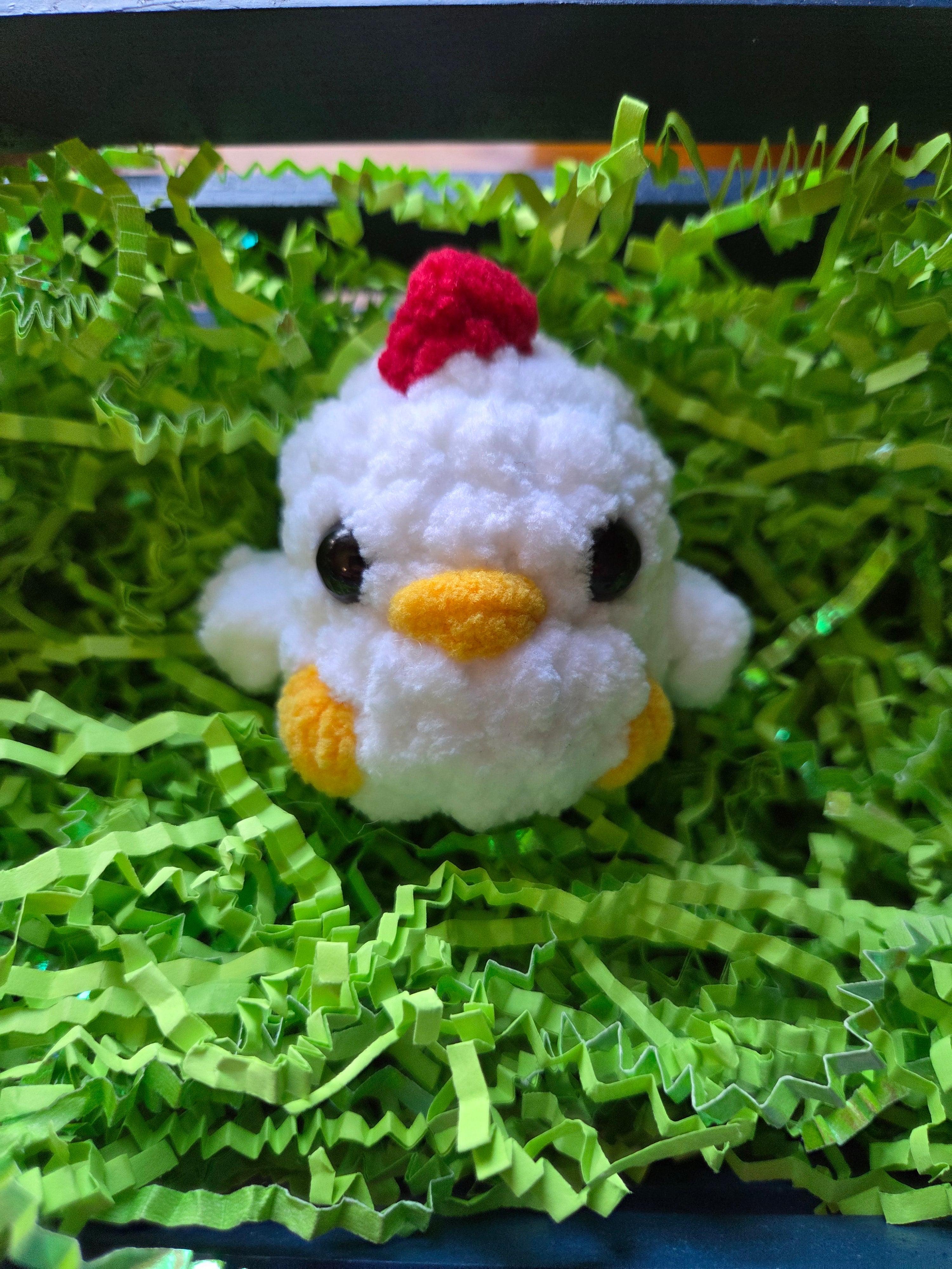 Mini Crochet Bird Keychain – Handmade Bird Charm