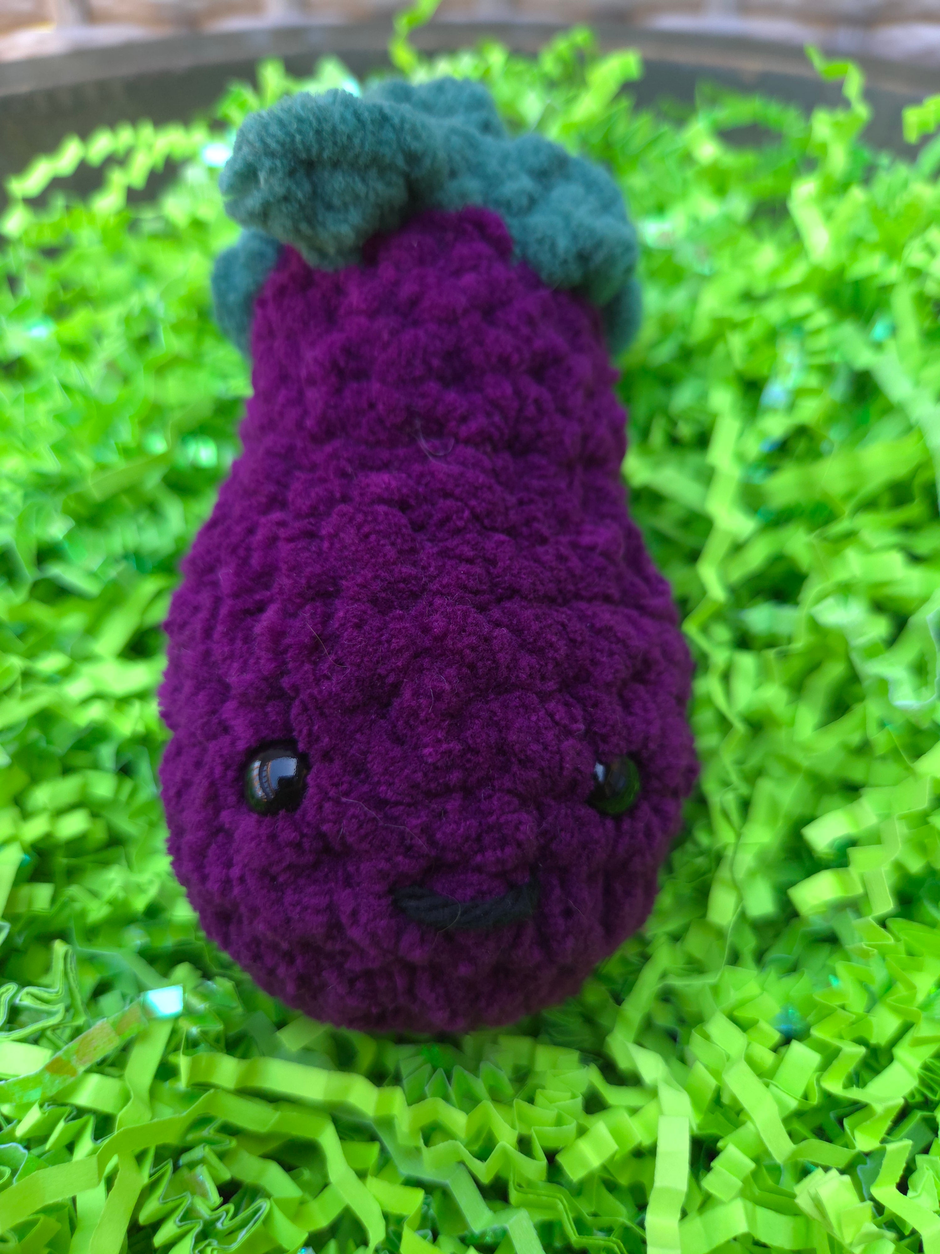 Crochet Veggie Plush – Handmade Vegetable Toy