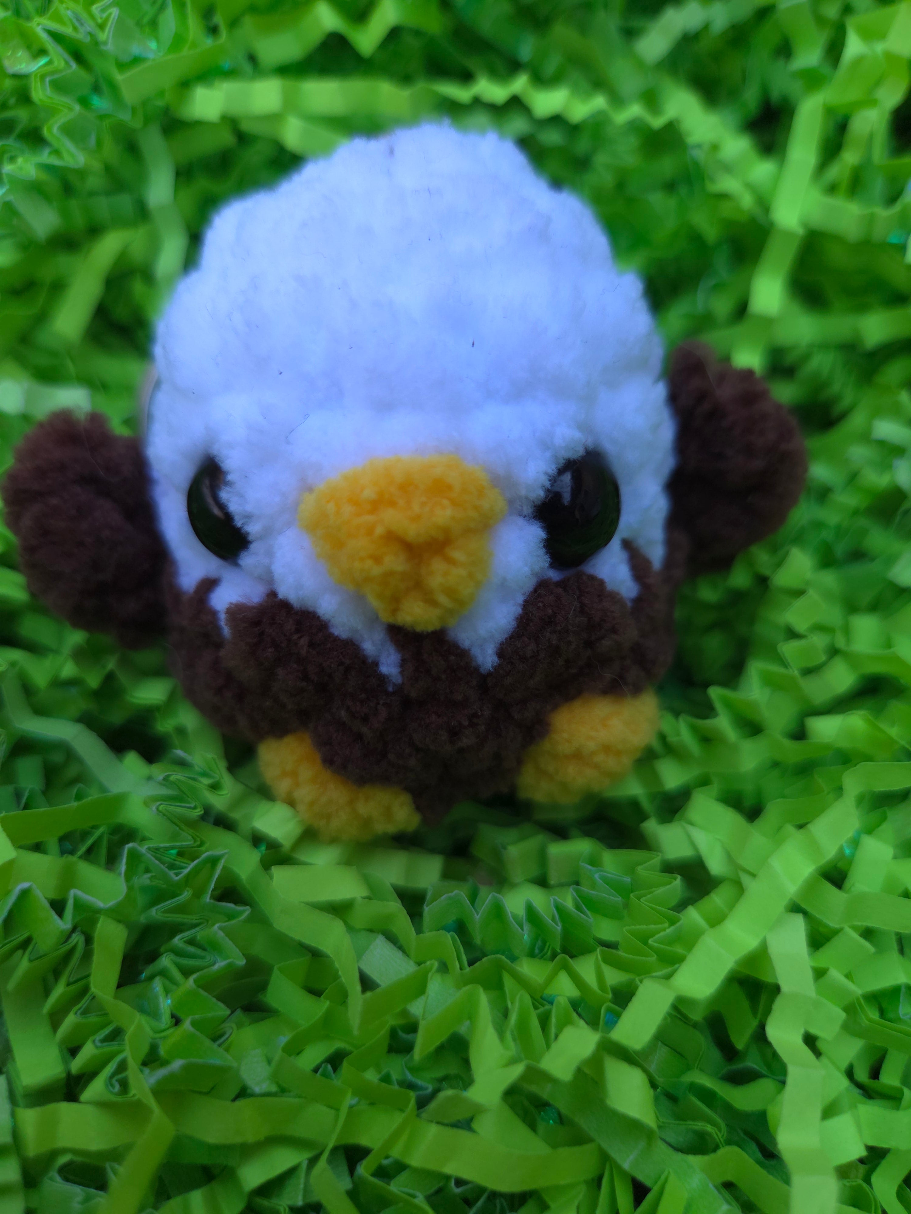 Mini Crochet Bird Keychain – Handmade Bird Charm